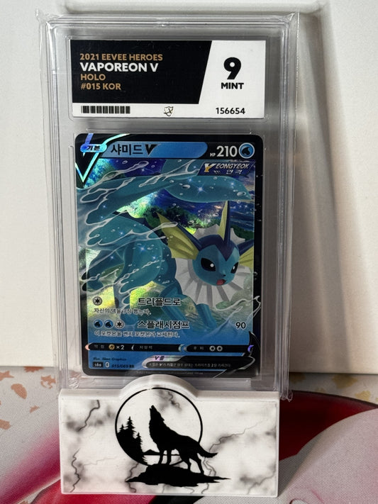 ACE Graded 9 MINT 2021 EEVEE HEROS VAPOREON V(HOLO) (KOR)