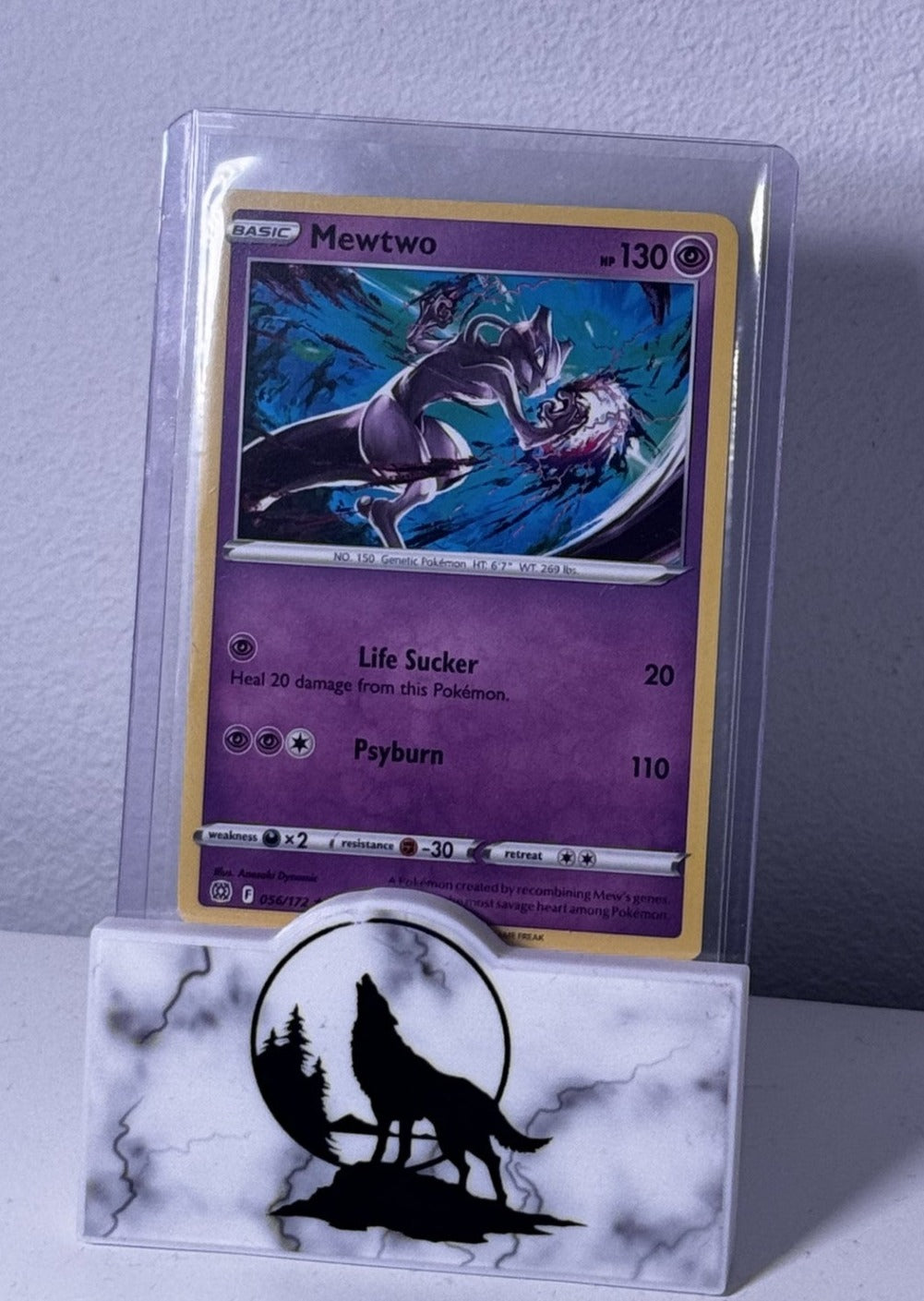 2022 Brilliant stars Rare Mewtwo Pokémon Card