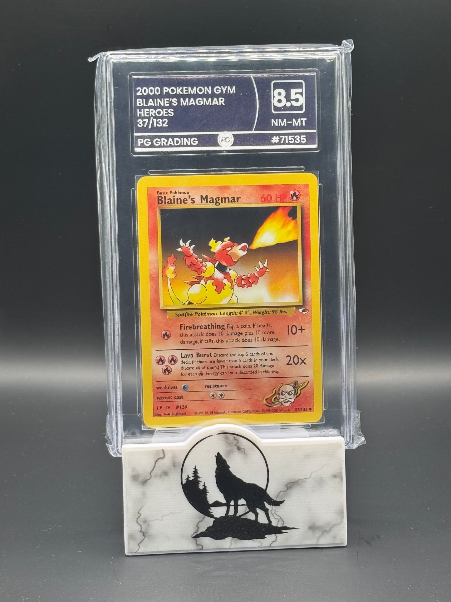 2000 GYM HERO SERIES Blaine’s Magmar