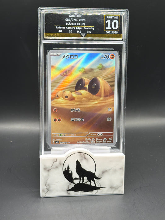 2023 Pokémon JPN Scarlet EX Sandile Graded 10