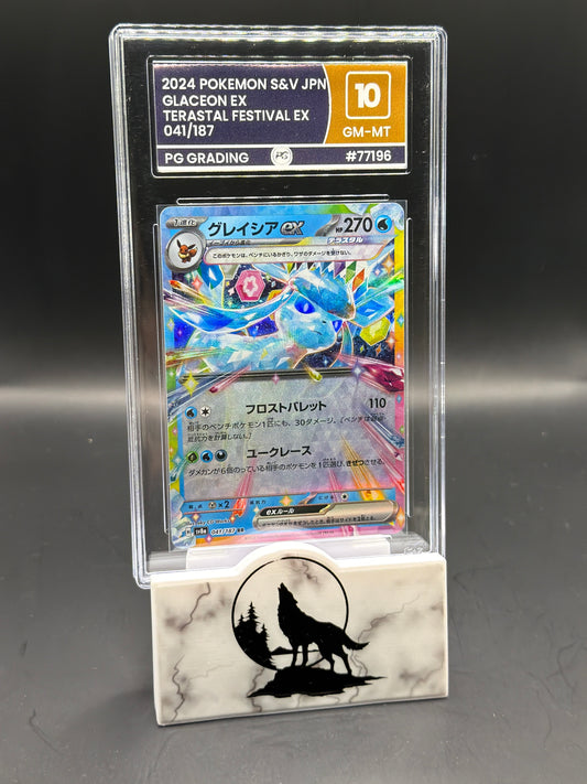 2024 Pokémon Glaceon EX Scarlet & Violet Terastal Festival JPN. Graded 10