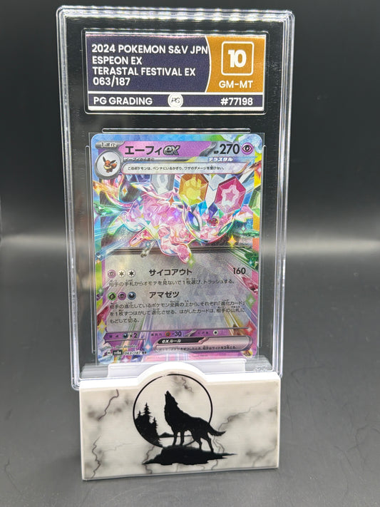 2024 Pokémon Espeon EX Scarlet & Violet Terastal Festival JPN. Graded 10
