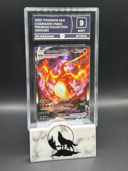2022 Pokémon Sword & Shield Charizard Vmax Premium collection Graded 9
