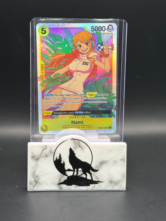 One Piece Nami Character Card SR from OP08 Two Legends