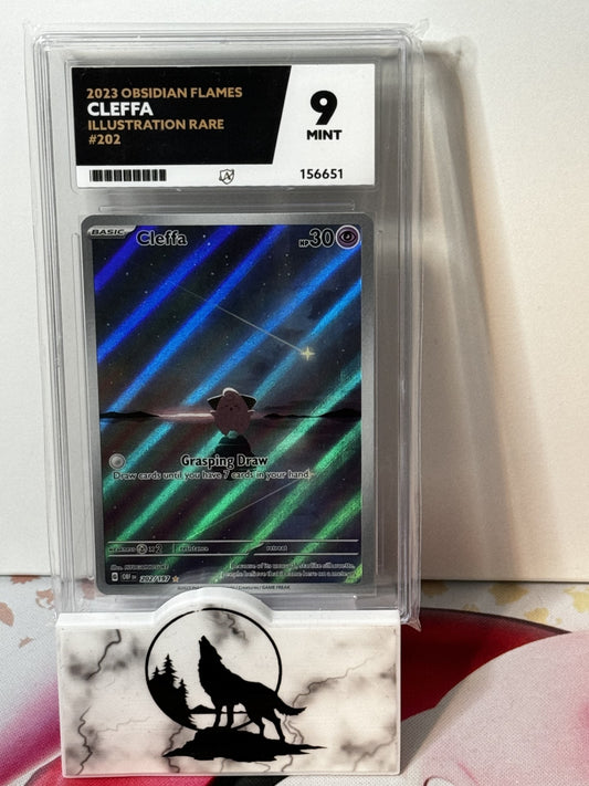 Ace Graded 9 MINT 2023 Obsidian Flames Cleffa
