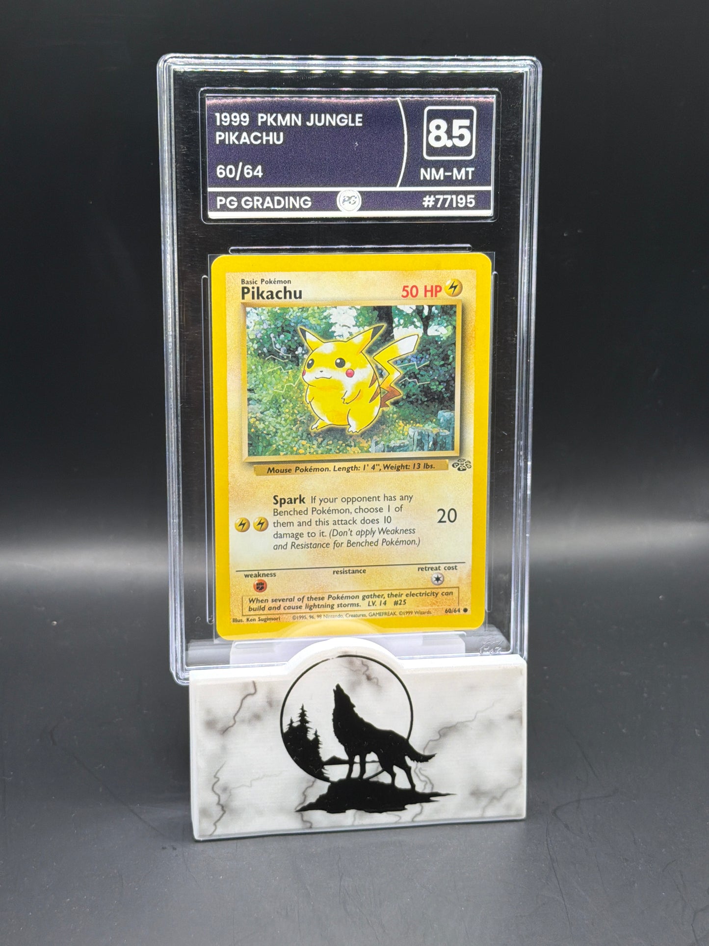1999 Pokémon Jungle series Pikachu graded 8.5