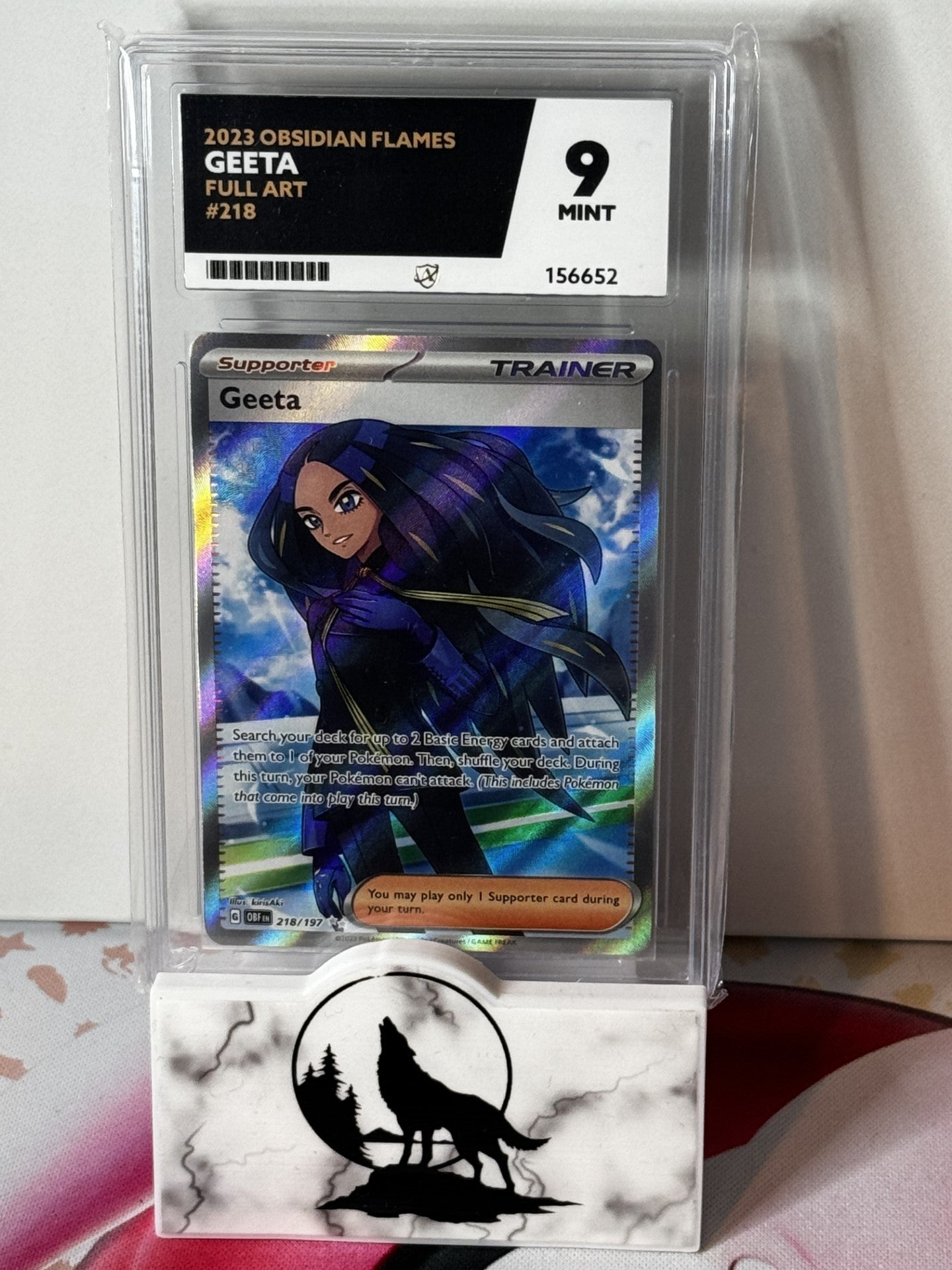 ACE Graded 9 MINT Geeta Trainer card