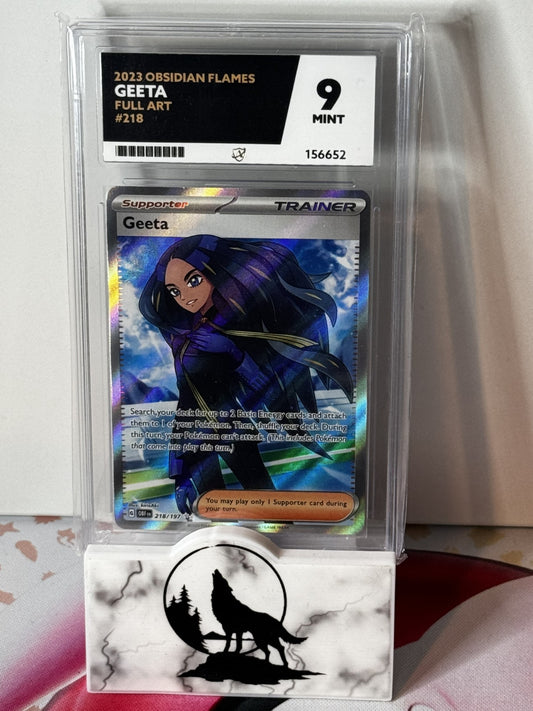 ACE Graded 9 MINT Geeta Trainer card