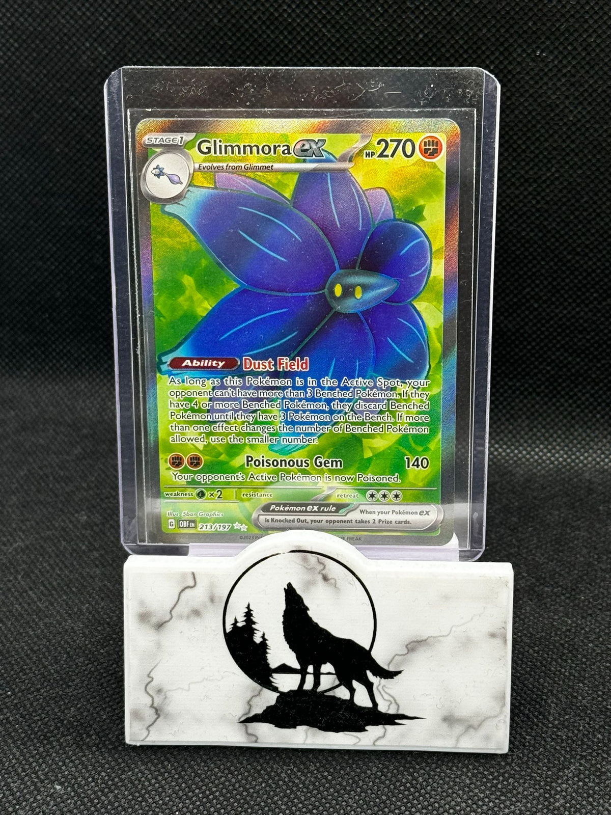 2023 Glimmora EX Full Art from Obsidian Flames series