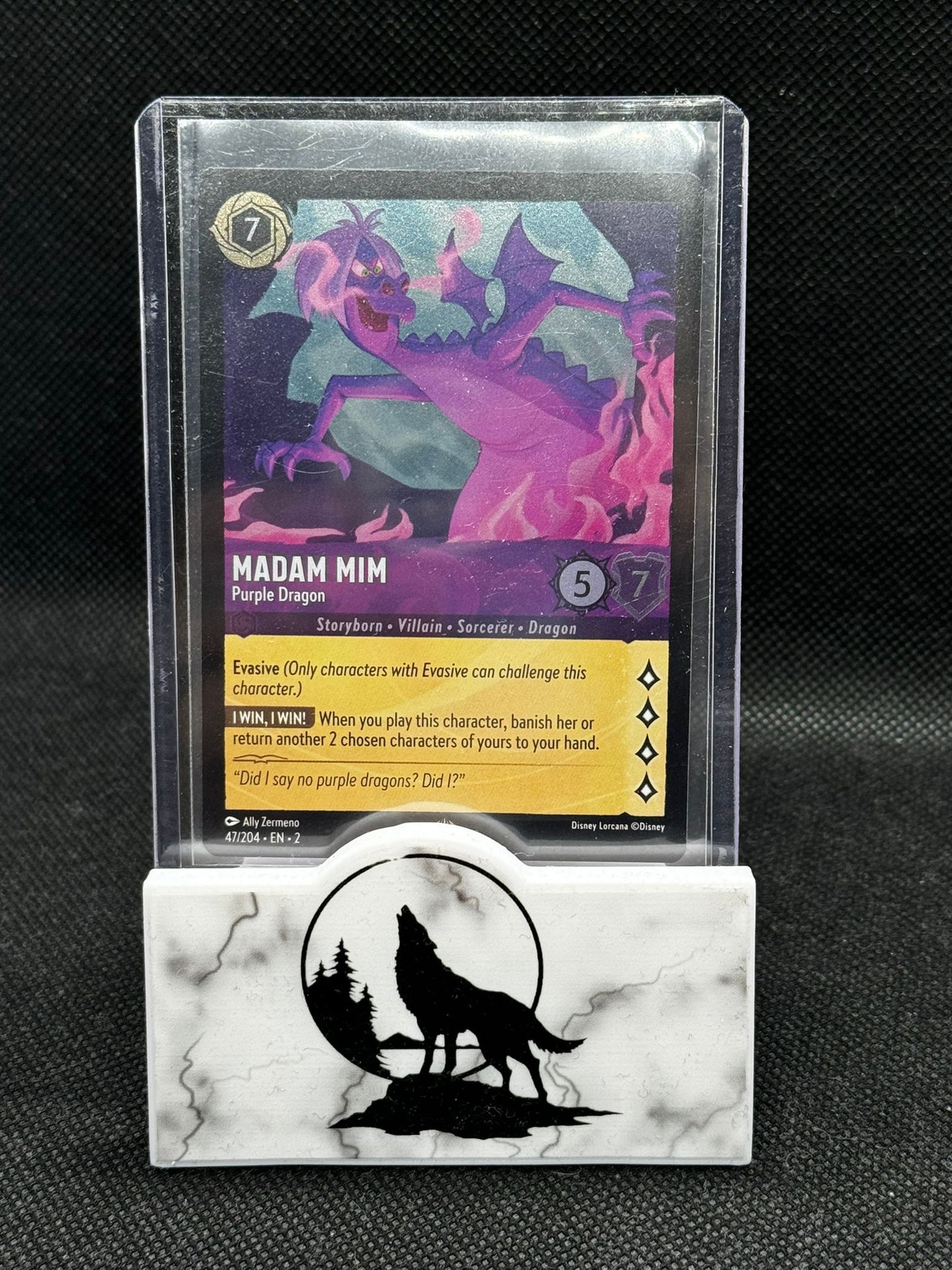2023 Madam Mim - Purple Dragon - Rise Of The Floodborn - Disney Lorcana
