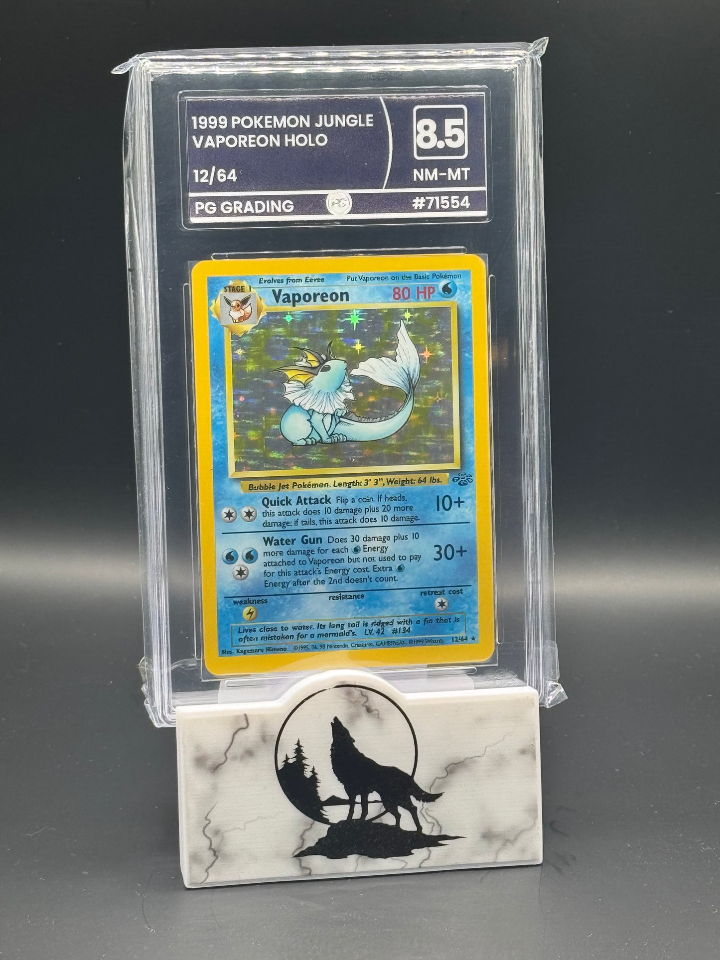 1999 VAPOREON holo jungle series