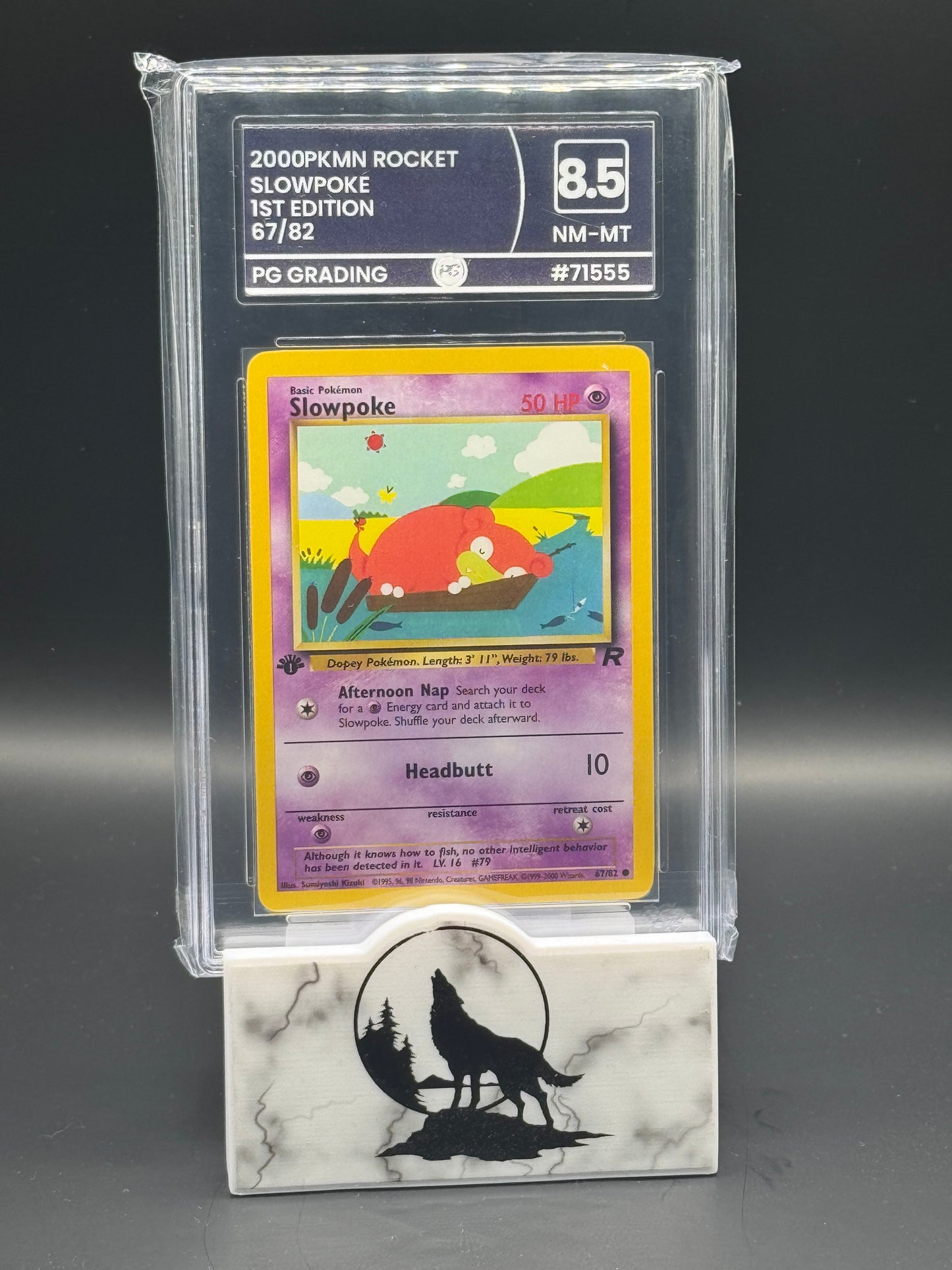 2000 team rocket SLOWPOKE 1st edition