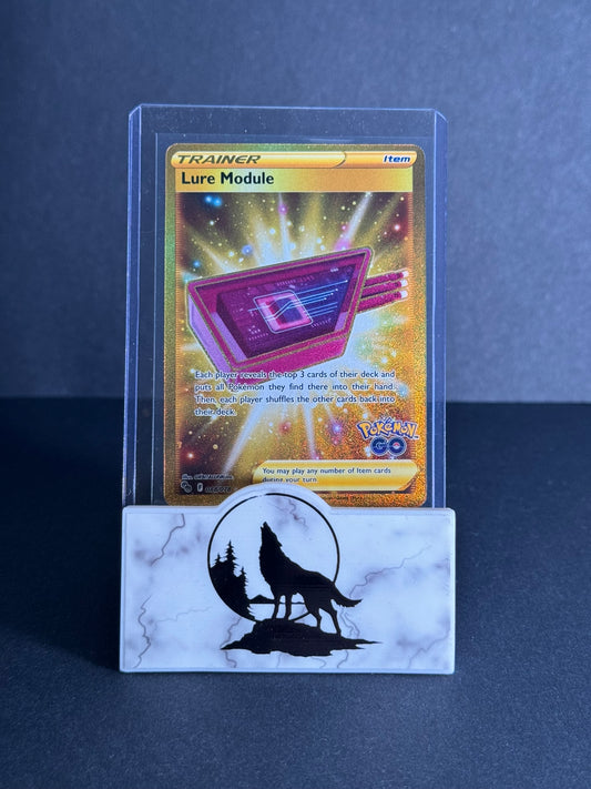2022 Lure Module Trainer Card (Gold Secret Rare) From Pokémon Go