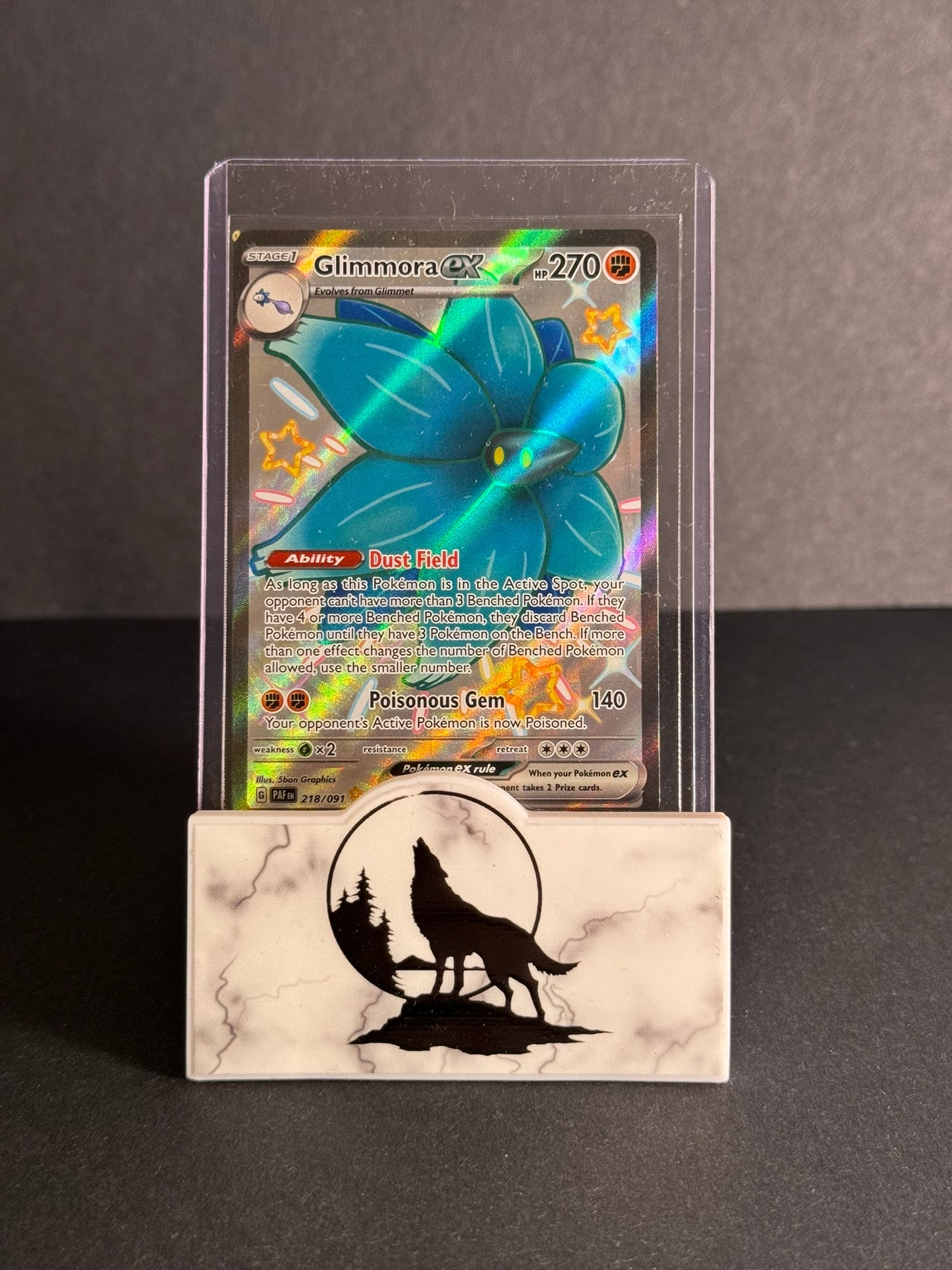 2024 Glimmora ex Shiny ultra rare - Paldean Fates