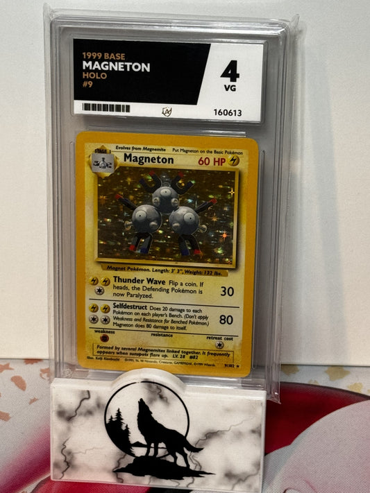 Ace Graded 4 VERY GOOD 1999 Base set Magneton (Holo)
