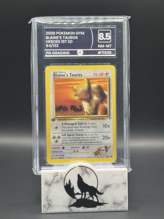 2000 Blaine's Tauros GYM HEROS 1ST EDITION